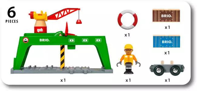 BRIO 33996 World Accessories Container Crane