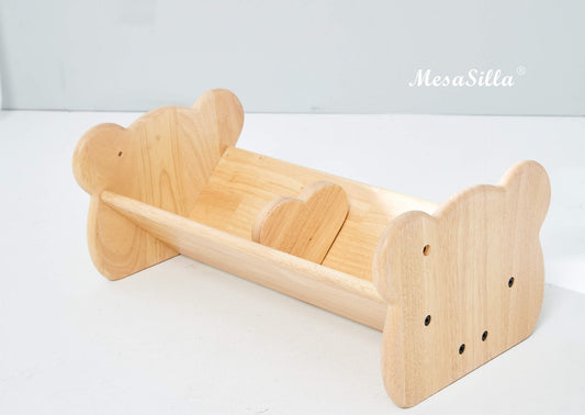 MesaSilla - 2 in 1 Tabletop Book Rack & Paper Roller Holder