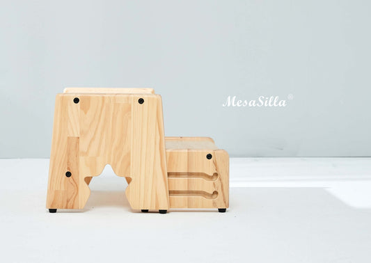 MesaSilla - Solid Wood 2 Steps Stool