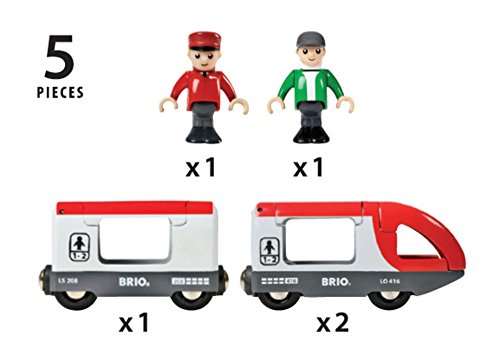 Brio BRI33505 Travel Train, 5 Pieces