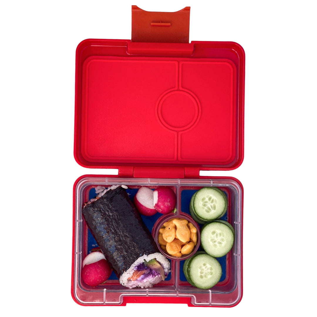 Yumbox - Snack Size Bento Lunch Box Roar Red (Polar Bear)